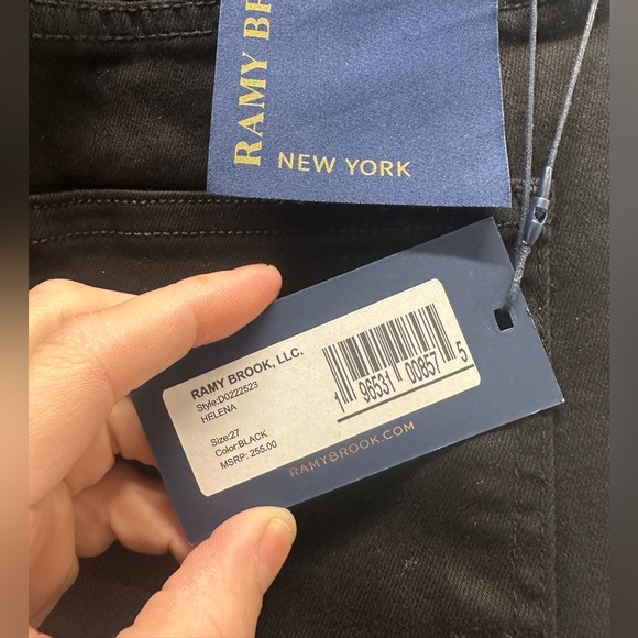 Ramy Brook Black Flare Jeans - Picture 3 of 8